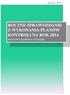 ROCZNE SPRAWOZDANIE Z WYKONANIA PLANÓW KONTROLI NA ROK 2014