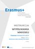 INSTRUKCJA WYPEŁNIANIA WNIOSKU. Erasmus+ Edukacja dorosłych. Akcja 1 (KA1) Mobilność kadry edukacji dorosłych