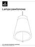 Lampa pawilonowa. Instrukcja użytkowania i gwarancja. Tchibo GmbH D Hamburg 94488AB1X1VIII
