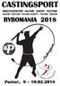 CASTINGSPORT RYBOMANIA 2018 MIĘDZYNARODOWE HALOWE ZAWODY RZUTOWE HALOWY RZUTOWY PUCHAR EUROPY PUCHAR TARGÓW