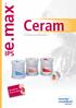 Ceram. Instrukcja użytkowania. all ceramic all you need