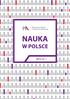 Ministerstwo Nauki i Szkolnictwa Wyższego NAUKA W POLSCE 2013, ED. 1