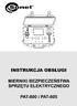 INSTRUKCJA OBSŁUGI. MIERNIKI BEZPIECZEŃSTWA SPRZĘTU ELEKTRYCZNEGO PAT-800 i PAT-805. SONEL S.A. ul. Wokulskiego Świdnica