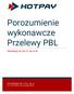 Porozumienie wykonawcze Przelewy PBL