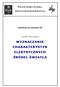 WYZNACZANIE CHARAKTERYSTYK ELEKTRYCZNYCH ŹRÓDEŁ ŚWIATŁA