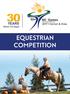 EQUESTRIAN Competition