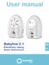 User manual. Babyline 2.1 Electronic nanny Niania elektroniczna. Instrukcja obsugi EN PL