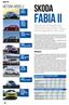 FABIA II. Historia modelu. auto-tip. Wnętrze