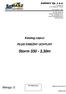 Storm 330-3,30m. Wersja: 0. Katalog części PŁUG ŚNIEŻNY UCHYLNY. SaMASZ Sp. z o.o. Nr fabryczny: Białystok K480PL000