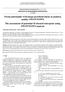 Ocena potencjału wybranego przedsięwzięcia za pomocą analizy SWOT/TOWS The assessment of potential of selected enterprise using SWOT/TOWS analysis