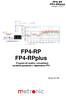 FP4-RP FP4-RPplus. Program do analizy i wizualizacji wyników pomiarów z rejestratora FP4. Wersja: PL