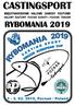 CASTINGSPORT RYBOMANIA 2019 MIĘDZYNARODOWE HALOWE ZAWODY RZUTOWE HALOWY RZUTOWY PUCHAR EUROPY PUCHAR TARGÓW