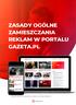 ZASADY OGÓLNE ZAMIESZCZANIA REKLAM W PORTALU GAZETA.PL