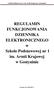 REGULAMIN FUNKCJONOWANIA DZIENNIKA ELEKTRONICZNEGO w Szkole Podstawowej nr 1 im. Armii Krajowej w Gostyninie
