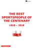 THE BEST SPORTSPEOPLE OF THE CENTENARY