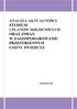 ANALIZA AKTUALNOŚCI STUDIUM I PLANÓW MIEJSCOWYCH ORAZ ZMIAN W ZAGOSPODAROWANIU PRZESTRZENNYM GMINY ŚWIERCZE