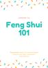 Feng Shui 101. Tłumaczenie: Małgorzata Gałkowska-Błądek Feng Shui bez magii i zabobonów