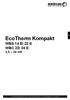 EcoTherm Kompakt WBS 14 E/ 22 E WBC 22/ 24 E 3,5 24 kw