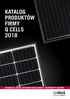 KATALOG PRODUKTÓW FIRMY Q CELLS 2018