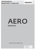 INSTRUKCJA MONTAŻU I OBSŁUGI AERO AEROLIFE. Nawiewnik ścienny z odzyskiem ciepła. Window systems Door systems Comfort systems