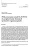 Wykorzystanie metod ELECTRE w projektowaniu złożonych systemów organizacyjnych *