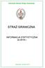 Komenda Główna Straży Granicznej STRAŻ GRANICZNA. INFORMACJA STATYSTYCZNA za 2018 r. Warszawa, styczeń 2019 r.