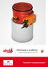 Informacja o produkcie Klapa przeciwpożarowa typu BR. Zgodność z oznakowaniem CE wg przepisów europejskich. Komfort i bezpieczeństwo