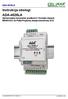 Instrukcja obsługi ADA-4028LA ADA-4028LA. Adresowalny konwerter prędkości i formatu danych RS485/422 na Pętlę Prądową dwuprzewodową CLO