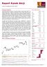 Raport Rynek Akcji. Sytuacja rynkowa. WIG w układzie dziennym. wtorek, 24 października 2017, 08:58