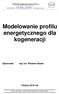 Modelowanie profilu energetycznego dla kogeneracji