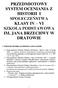 PRZEDMIOTOWY SYSTEM OCENIANIA Z HISTORII I SPOŁECZEŃSTWA KLASY IV VI SZKOŁA PODSTAWOWA IM. JANA BRZECHWY W DRATOWIE