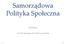 Samorządowa Polityka Społeczna