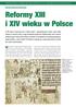 Reformy XIII i XIV wieku w Polsce