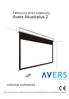 Elektryczny ekran projekcyjny Avers Akustratus 2