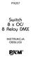 Switch 8 x OC/ 8 Relay DMX