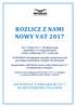 ROZLICZ Z NAMI NOWY VAT 2017