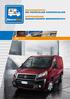 EQUIPAMIENTO DE VEHÍCULOS COMERCIALES WYPOSAZENIE SAMOCHODÓW SERWISOWYCH FIAT SCUDO