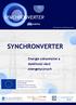 Synchronverter. Energie odnawialne a stabilność sieci energetycznych Q3 ENERGIE. grid stability. broszura informacyjna