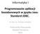 Informatyka I. Programowanie aplikacji bazodanowych w języku Java. Standard JDBC.